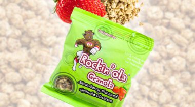 Rockin' Ola Strawberry Granola Graphic