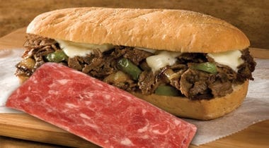 advance philly cheese steak sandwich