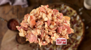 par cook bacon crumble