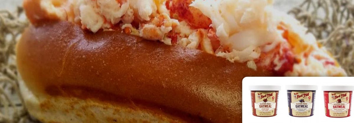 lobster roll and oatmeal graphic