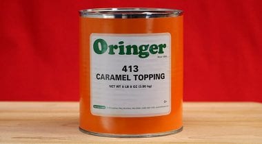 #10 can of ice cream topping