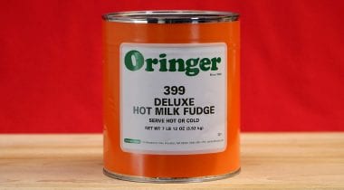 #10 can of ice cream topping