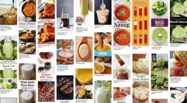 sauce pinterest collage