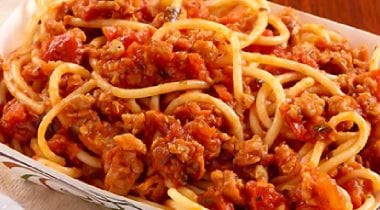spaghetti with meat sauce