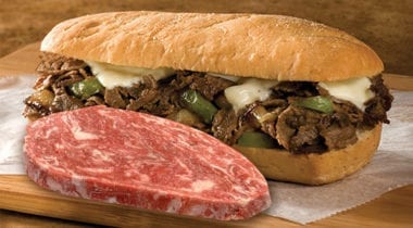 advance philly cheese steak sandwich